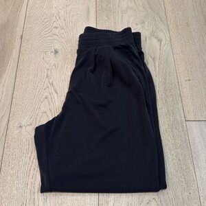 Express Side Pocket Suede Joggers in Size Medium